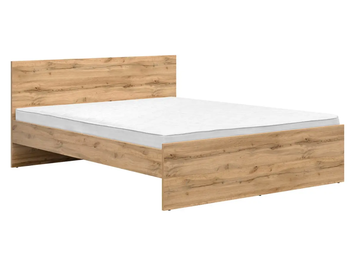 Cama Zele 160x200 roble wotan