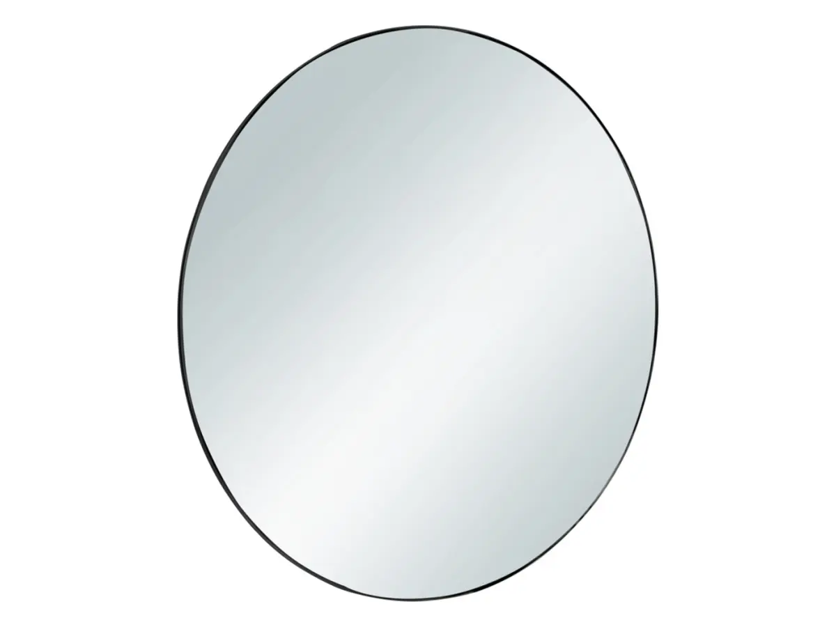 Espejo de pared con marco Esra 50 cm negro