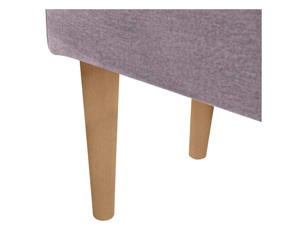 Puf Milo de terciopelo morado