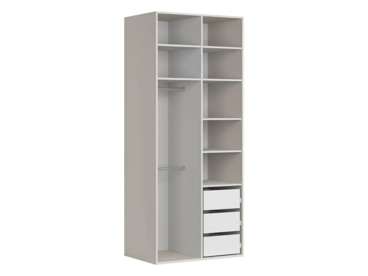 Armario de dos puertas Flex 100 cm cachemira