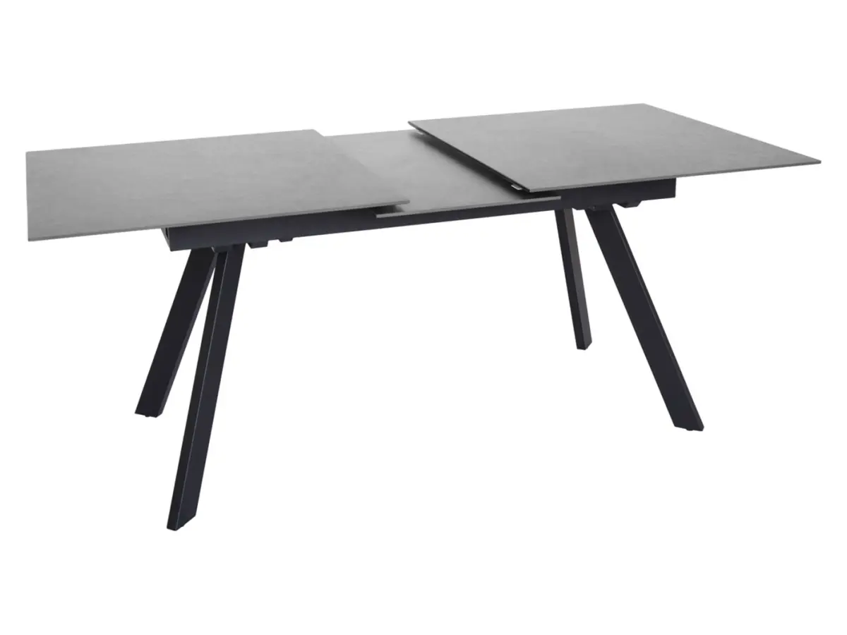 Mesa extensible Planet 160-200x90 negro/antracita