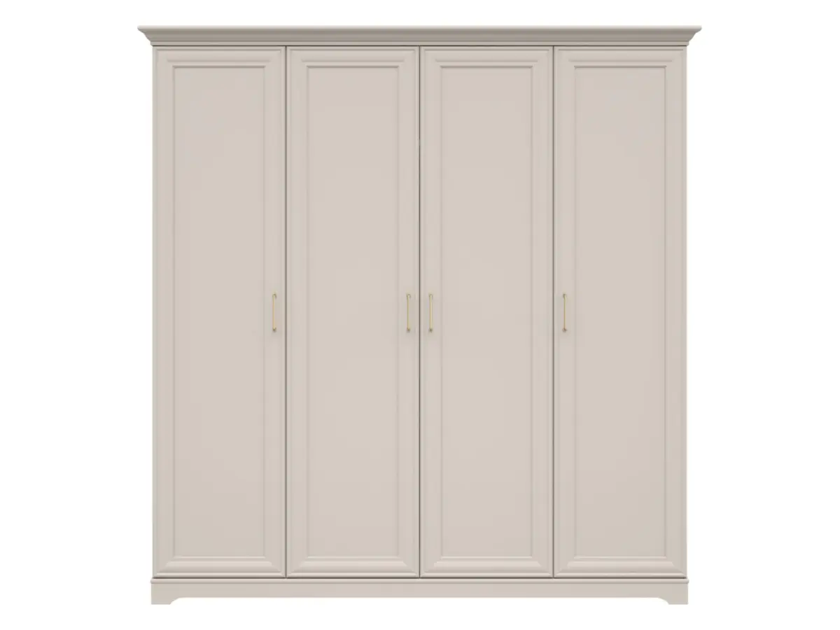 Armario de cuatro puertas Anga 210 cm cachemira