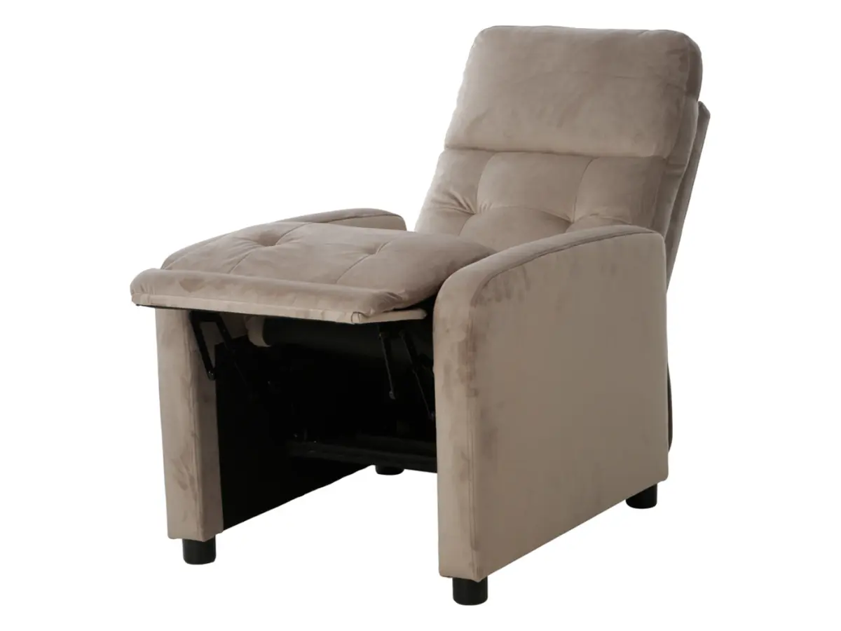 Sillón tradicional Monti con función relax beige