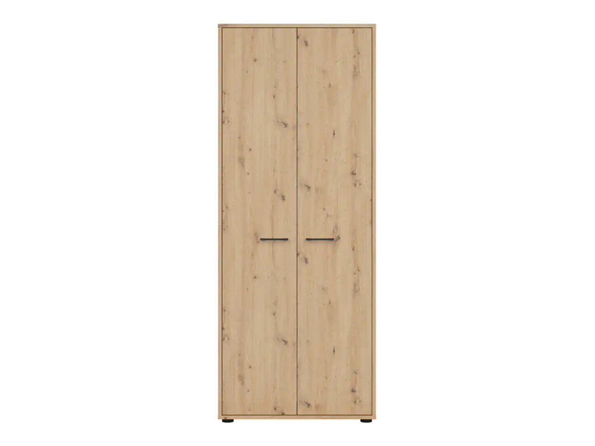 Estantería Space Office 80 cm con 2 puertas roble artisan