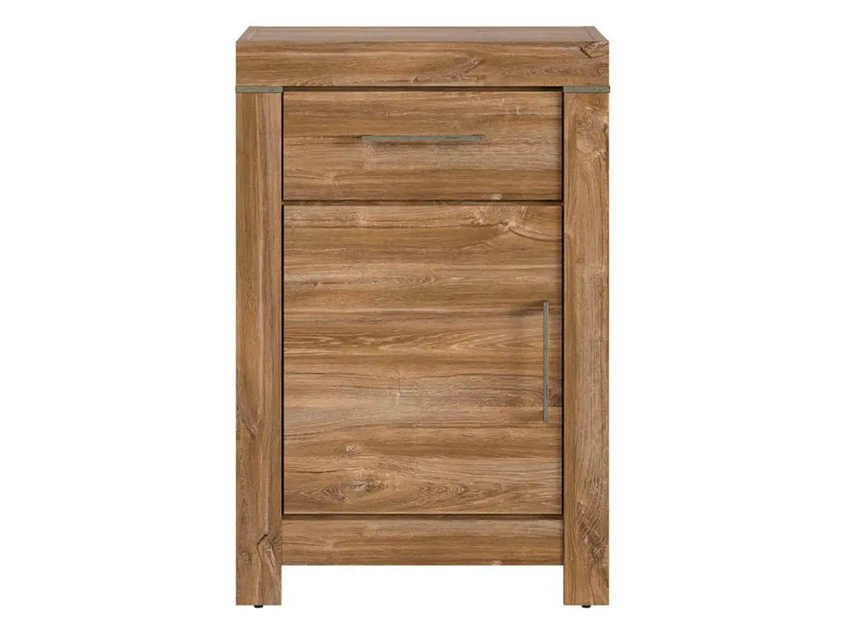 Cómoda Gent 66 cm con puertas y cajón roble stirling