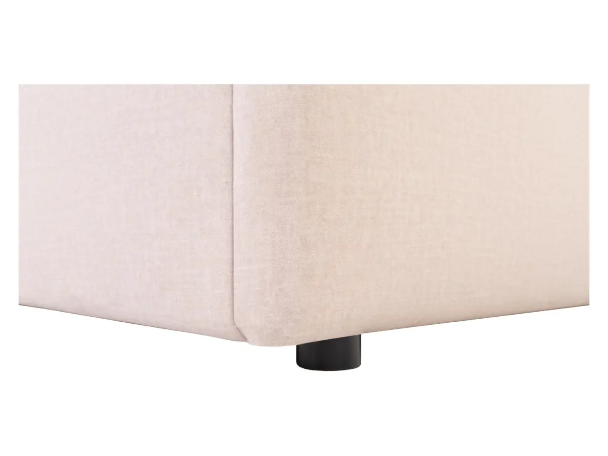 Cama tapizada Nedin 160x200 beige