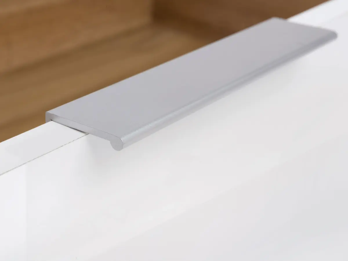 Armario de dos puertas Zele 90 cm con cajón roble wotan/blanco brillo