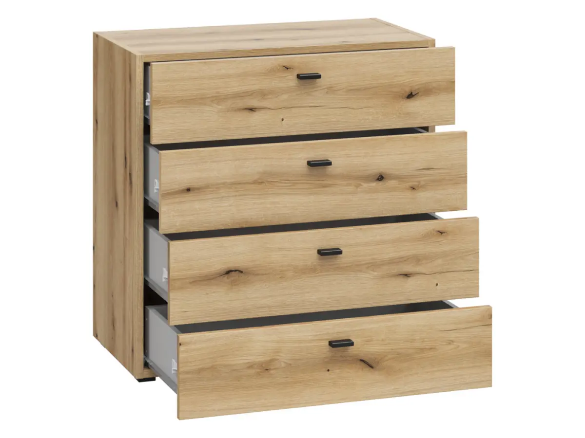 Cómoda System 64 con 4 cajones roble coast evoke