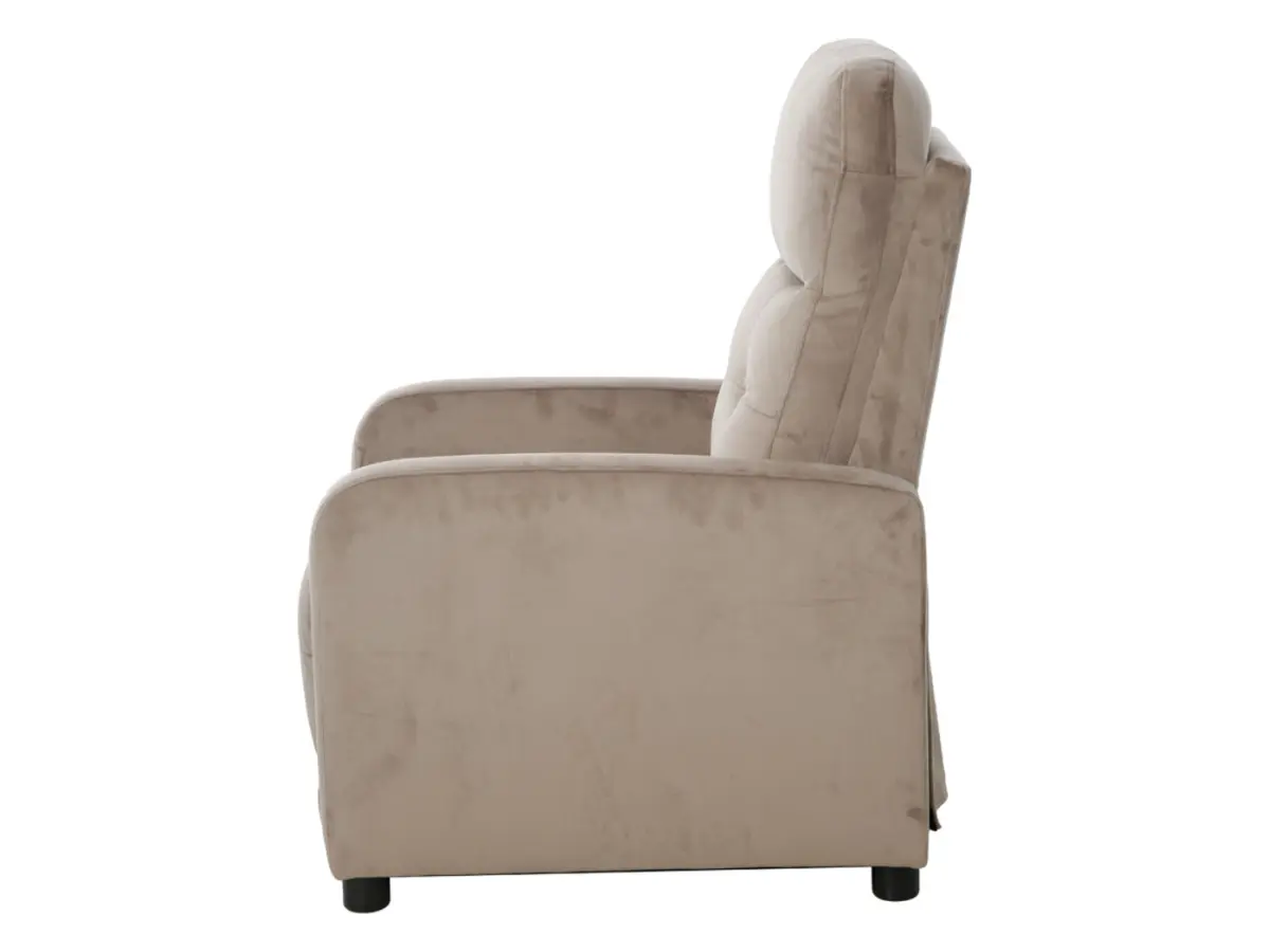 Sillón tradicional Monti con función relax beige