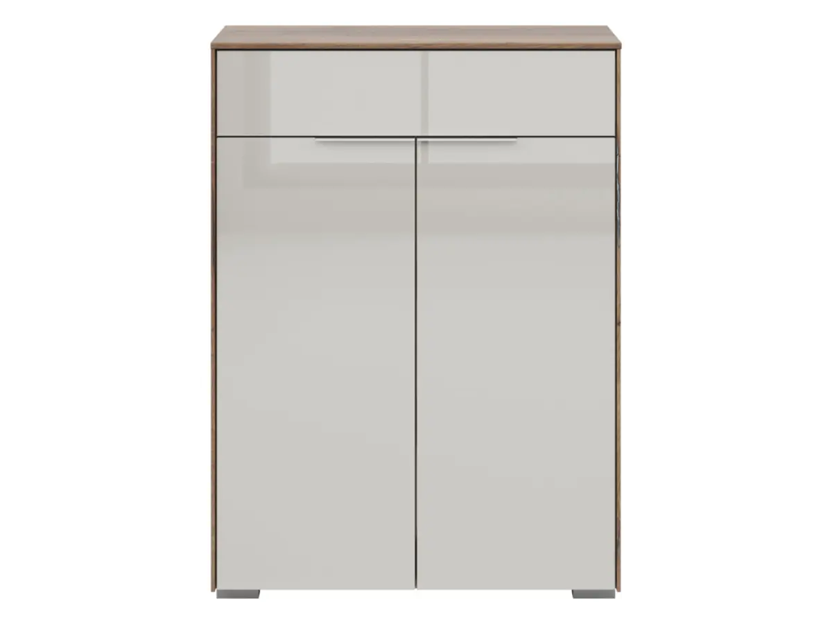 Комод Nevada 81 см с 2 дверцами и ящиком дуб флагстафф темный