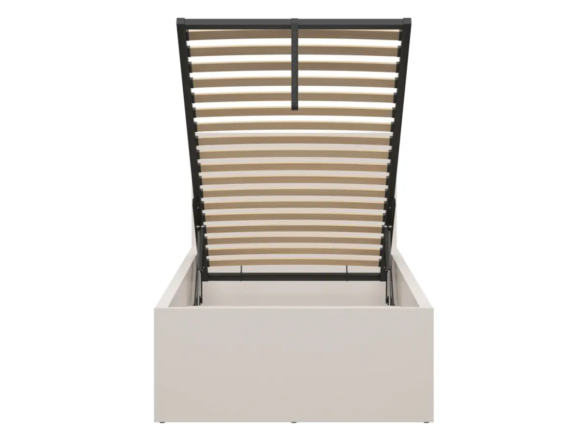 Cama Tetrix 90x200 con somier y contenedor cachemira