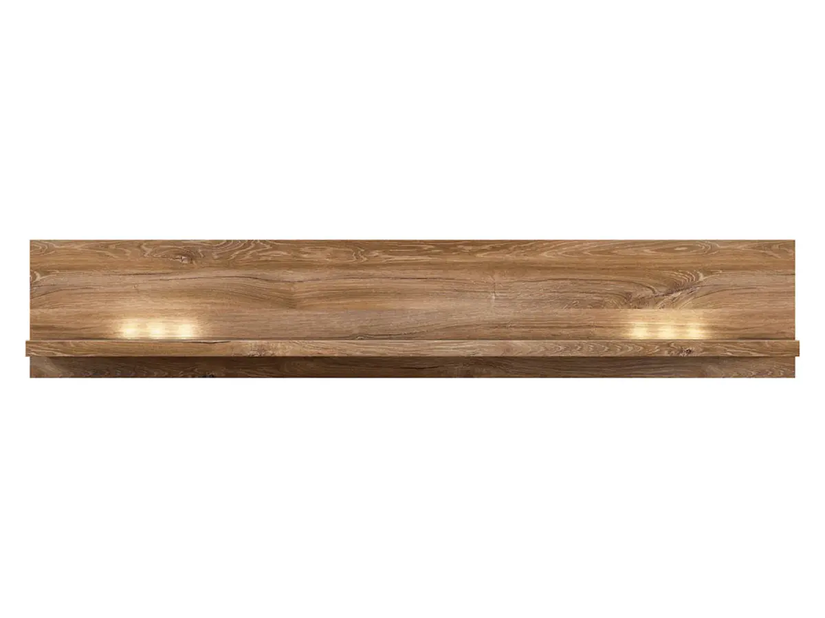 Estante de pared Gent 139 cm roble stirling