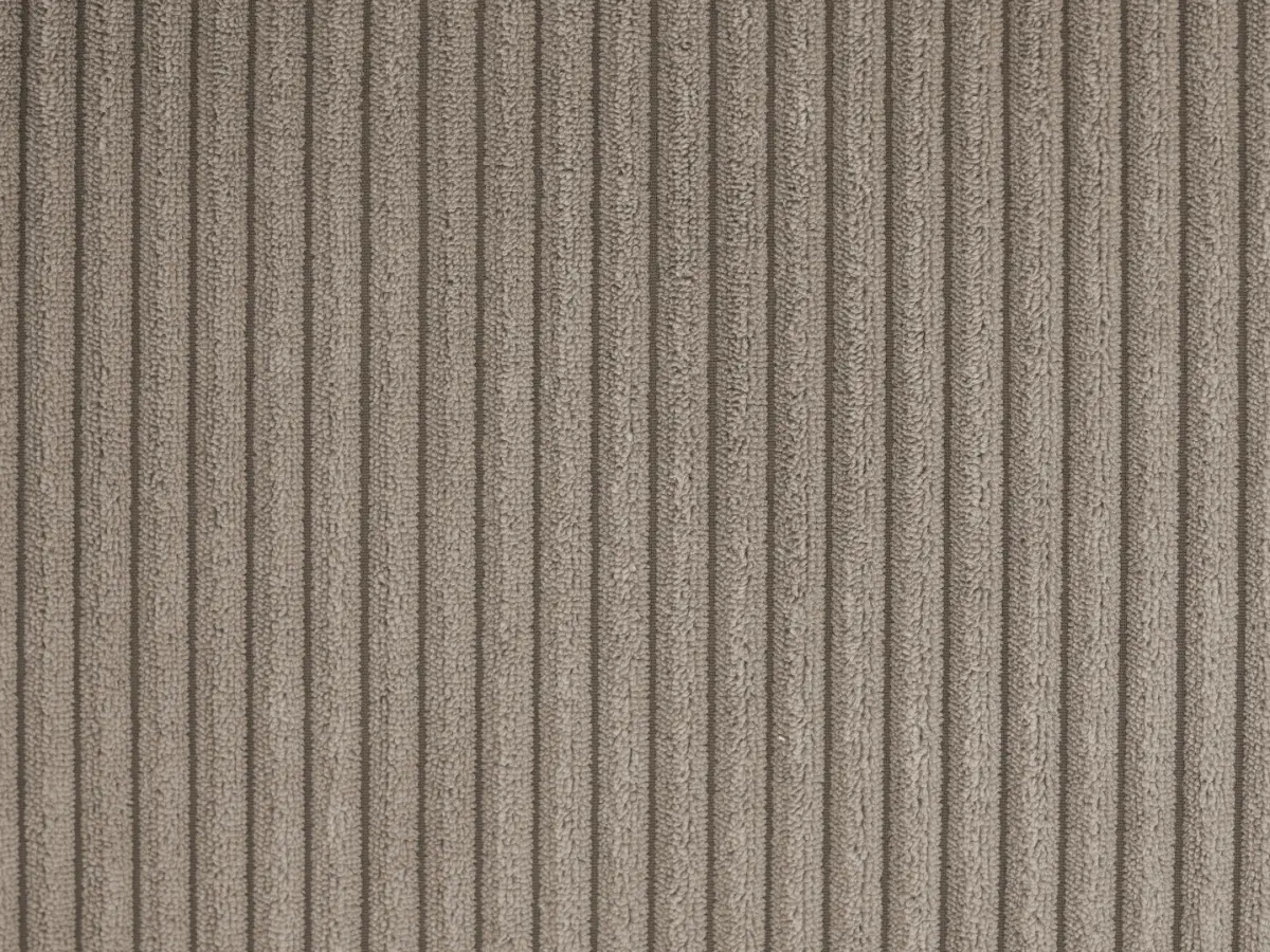 Sofá de tres plazas Larisa 2 convertible con arcón, chenilla beige