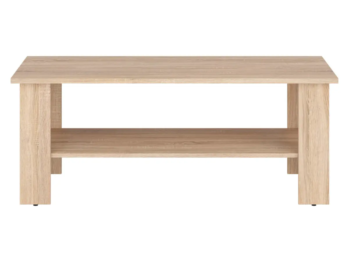 Mesa de centro Nepo Plus 115x56 con estante roble sonoma