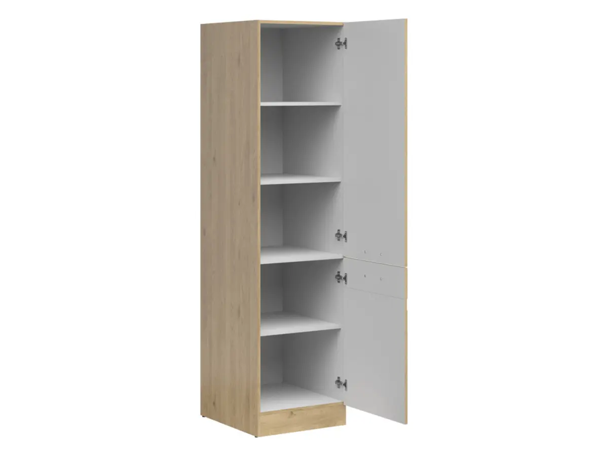 Armario de cocina inferior Junona Line 50 cm alto derecho roble bernstein