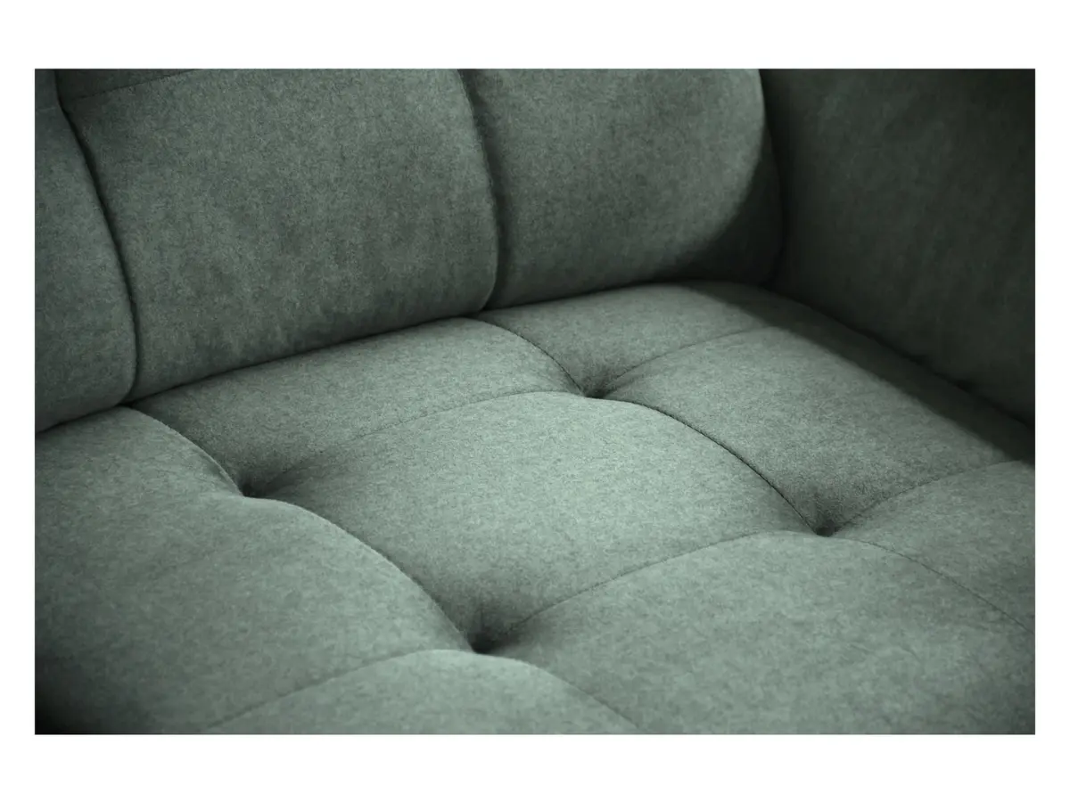 Sillón Doria de terciopelo verde