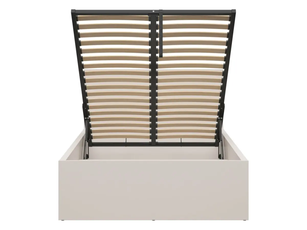 Cama Tetrix 120x200 con somier y contenedor cachemir