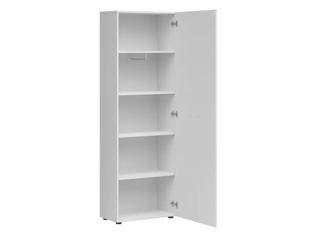 Estantería Neno 60 cm con puertas blanca