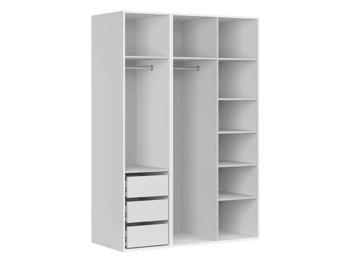 Armario modular Flex 150 cm con puertas blanco
