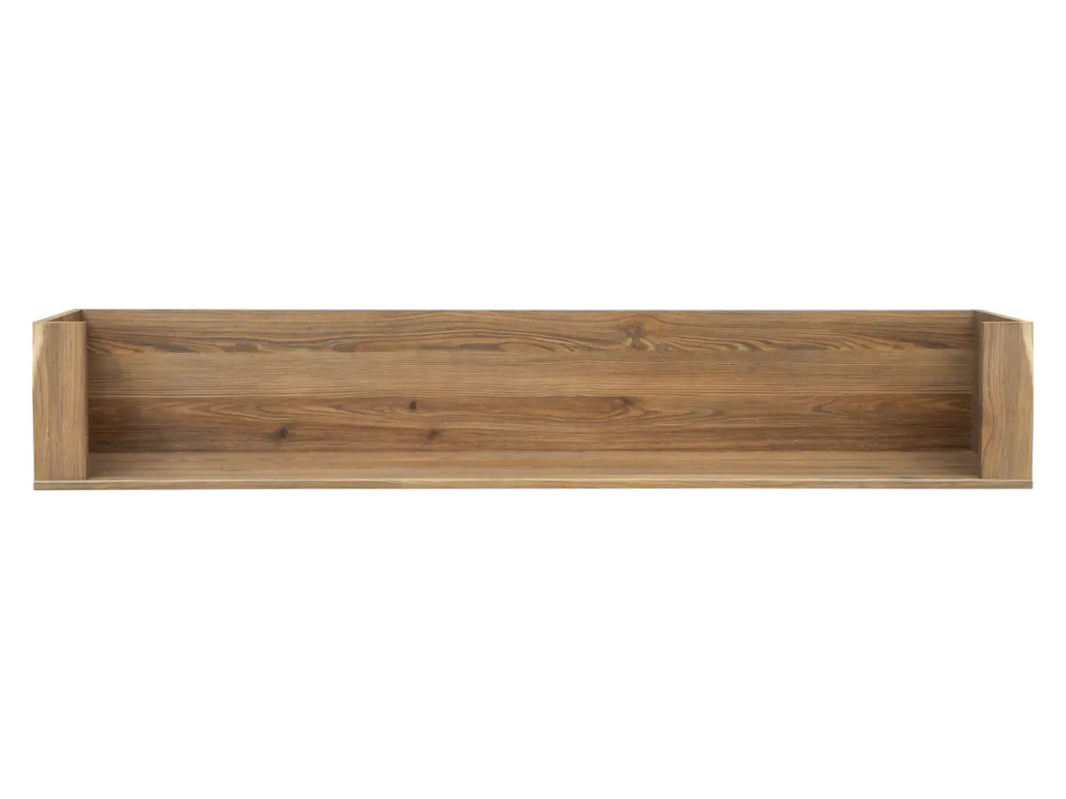 Estante de pared Bergen 156 cm alerce sibiu dorado