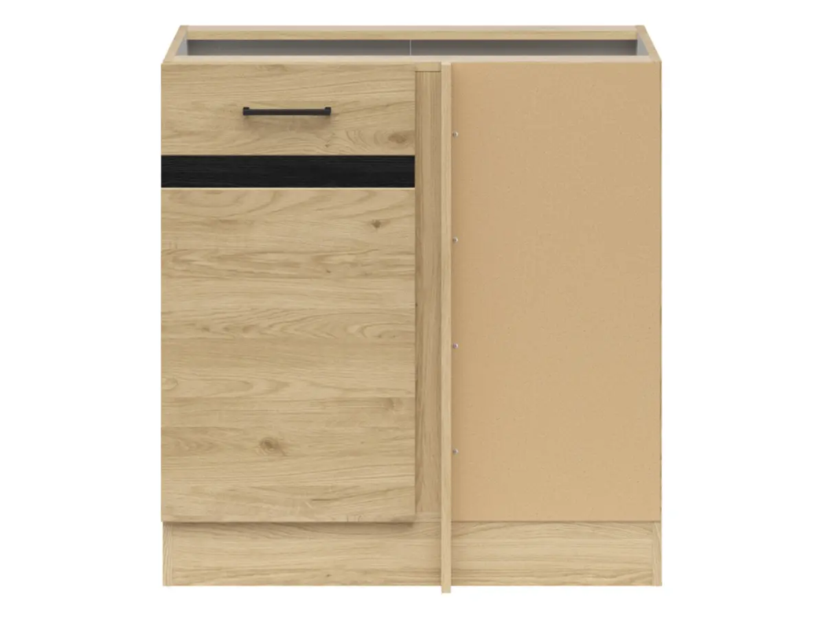 Armario de cocina inferior de esquina Junona Line derecho roble bernstein para rincón 100x60 cm