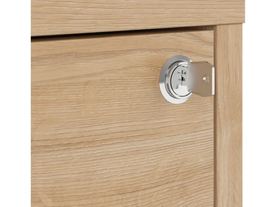 Тумба Space Office 50 см с 4 ящиками дуб артизан