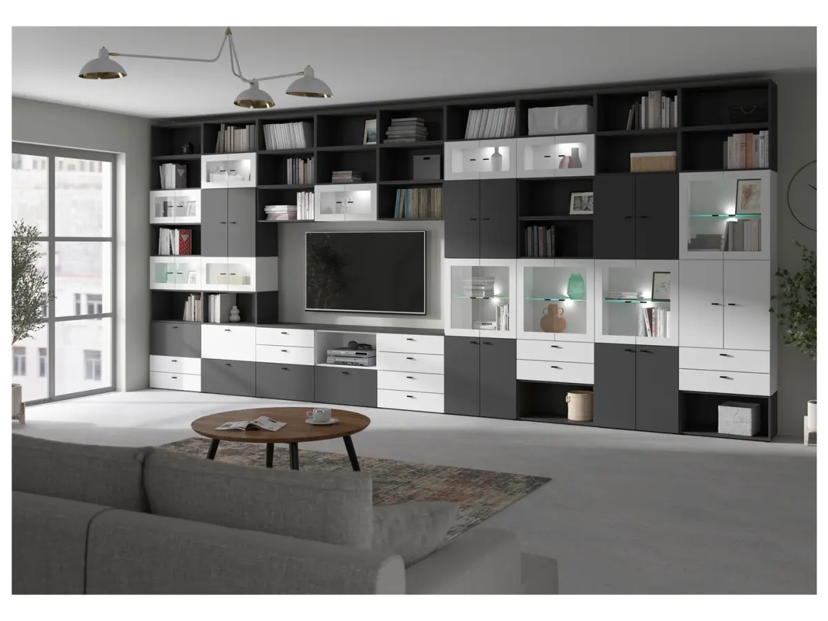 Estantería System 64 kubik blanco