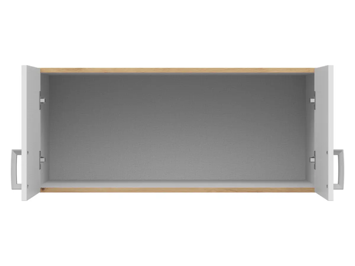 Altillo para armario Brando 91 cm con 2 puertas roble artisan/blanco