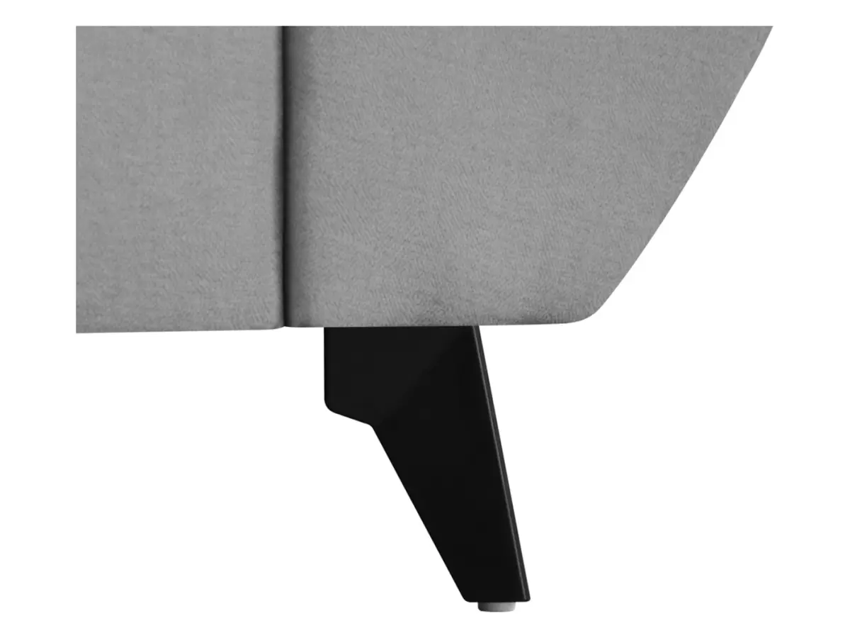 Sillón Doria de terciopelo gris claro