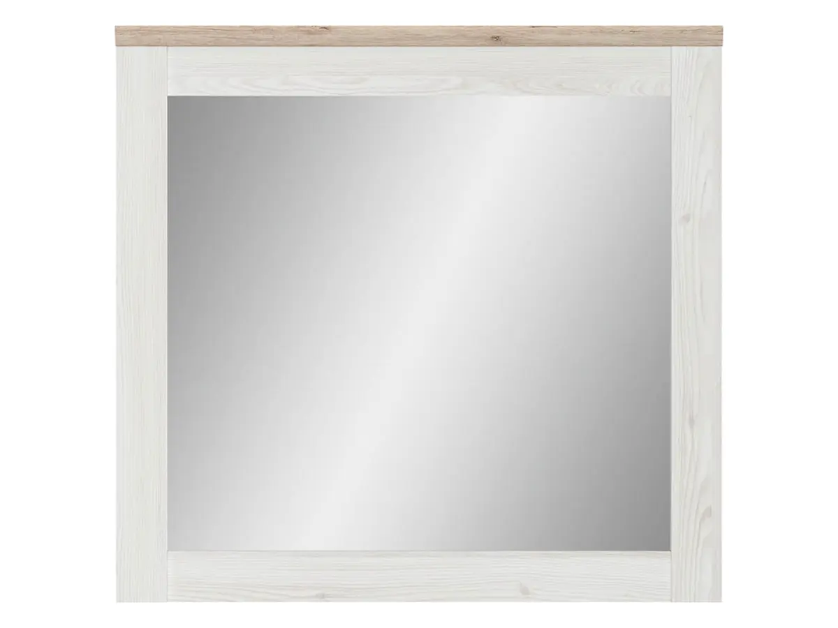 Espejo de pared Romance 96x91,5 cm blanco