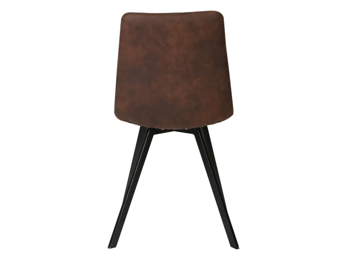Silla tapizada Rubi marrón