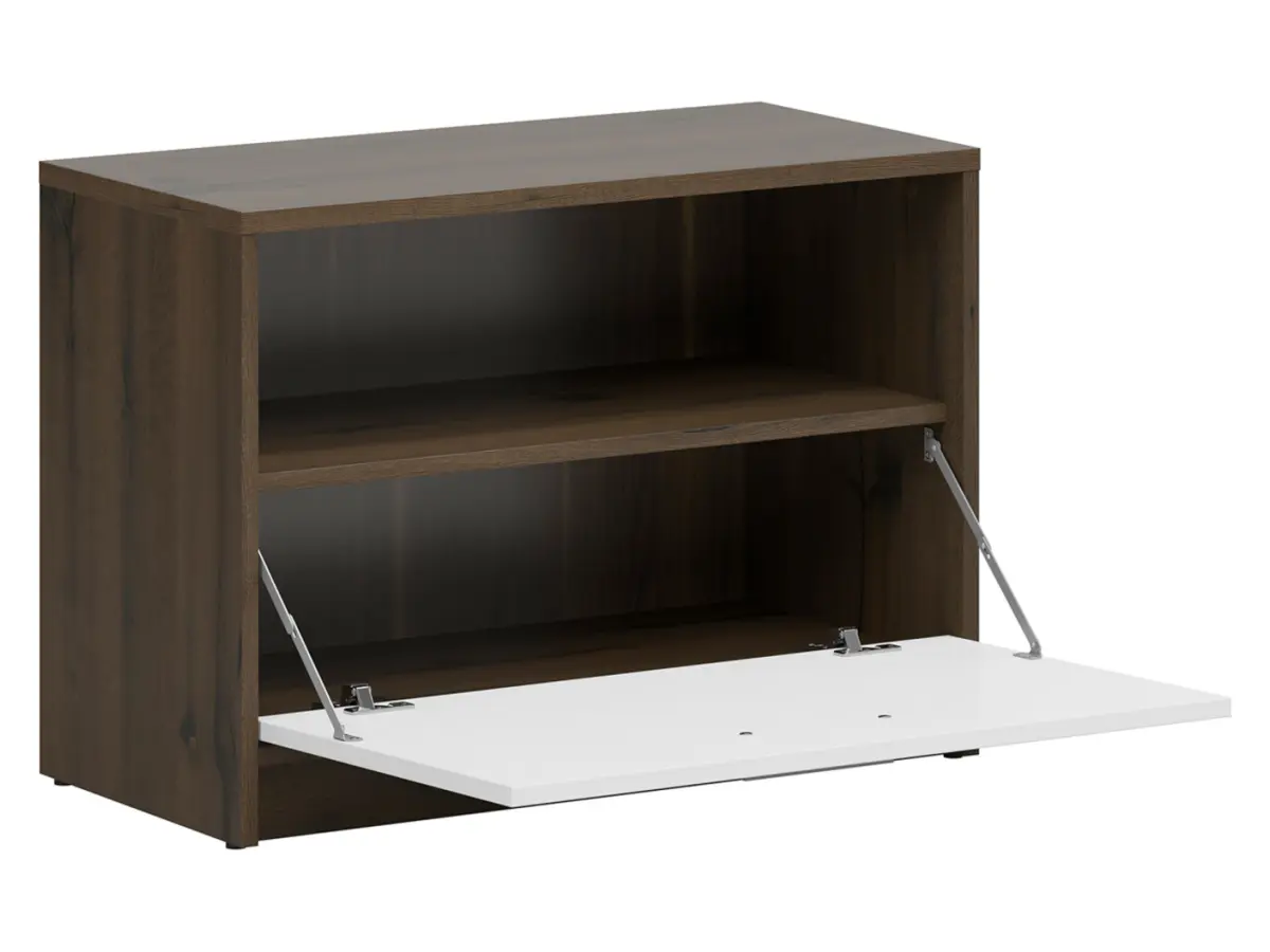 Zapatero Nepo Plus 70 cm roble noble/blanco