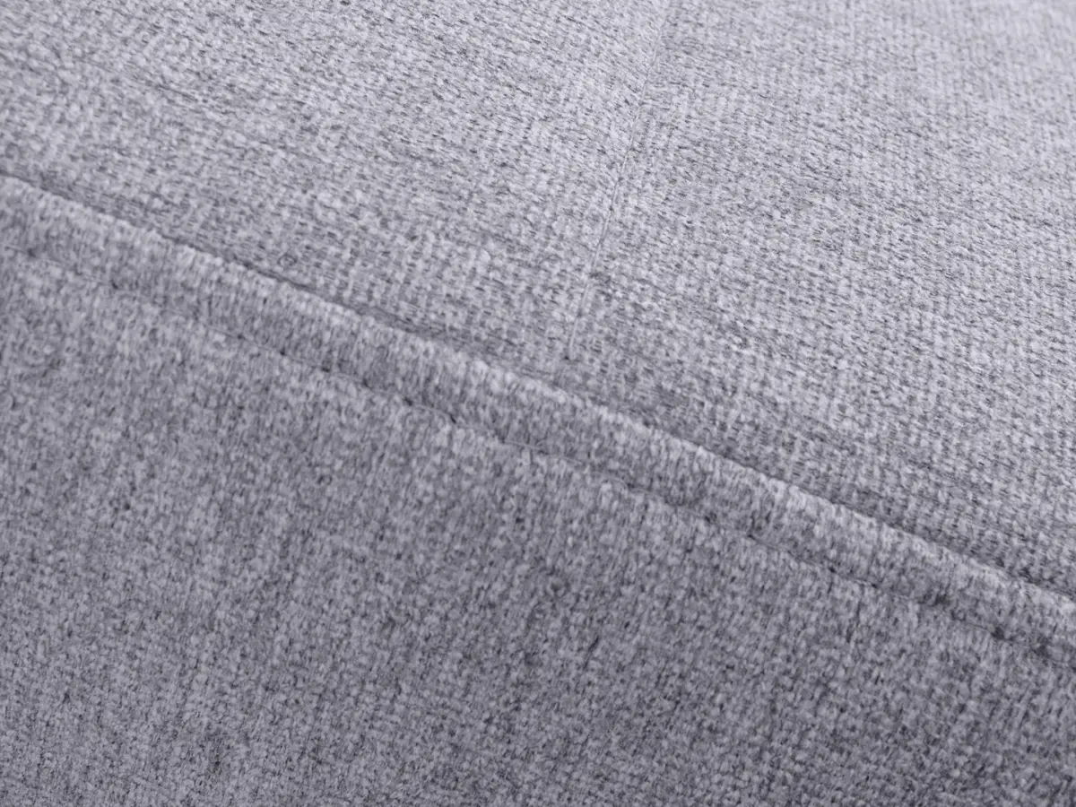 Sofá rinconera derecho Lars con función cama y arcón gris