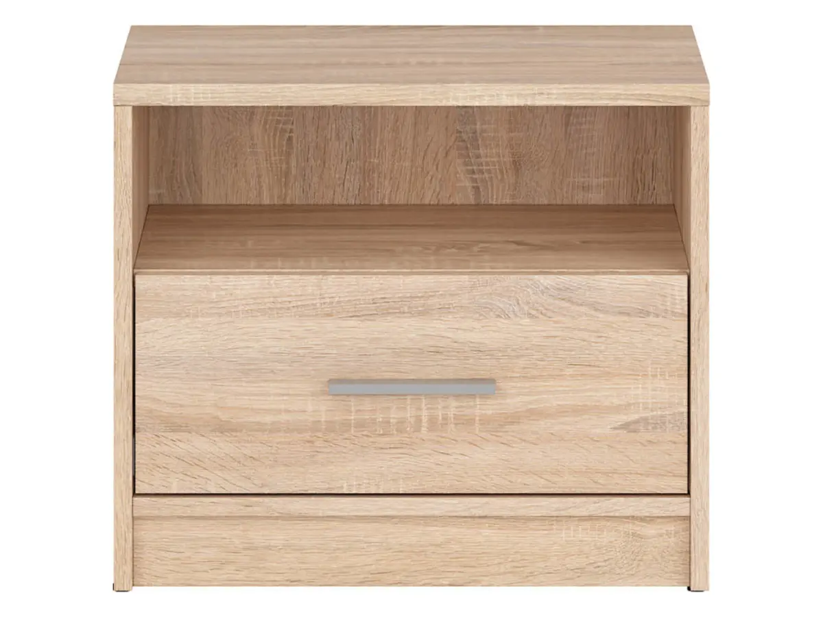 Mesita de noche Nepo Plus 49 cm con cajón roble sonoma