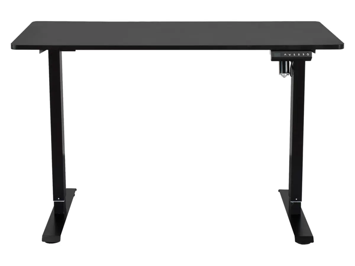 Escritorio gaming Emil 2 con regulación eléctrica 120 cm negro