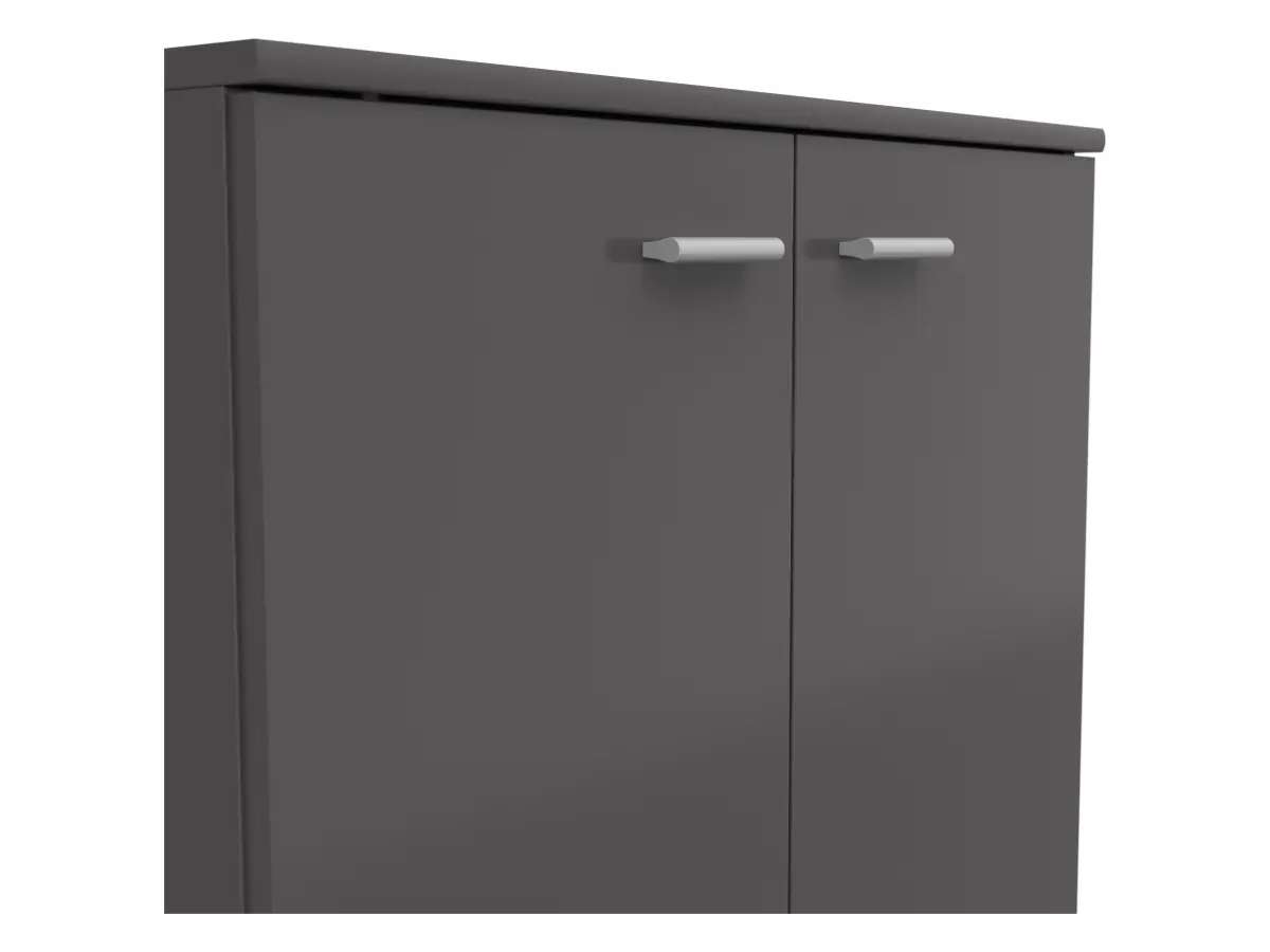 Armario Noeda 71 cm con 2 puertas grafito