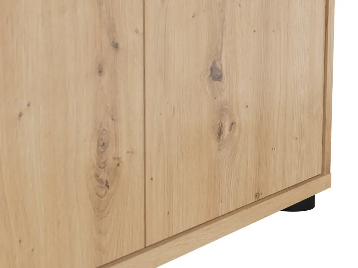 Estantería Space Office 80 cm con 2 puertas roble artisan