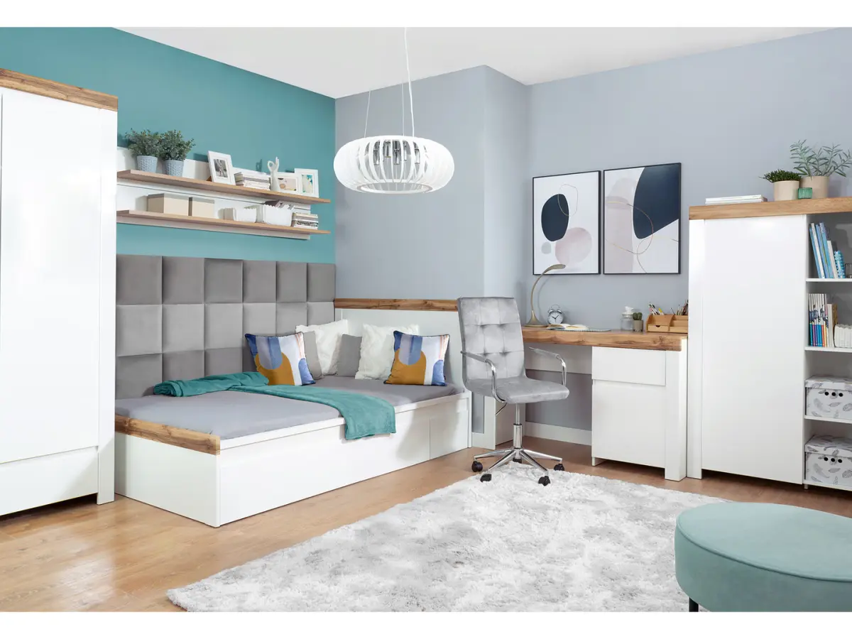 Cama Holten 120x200 blanca