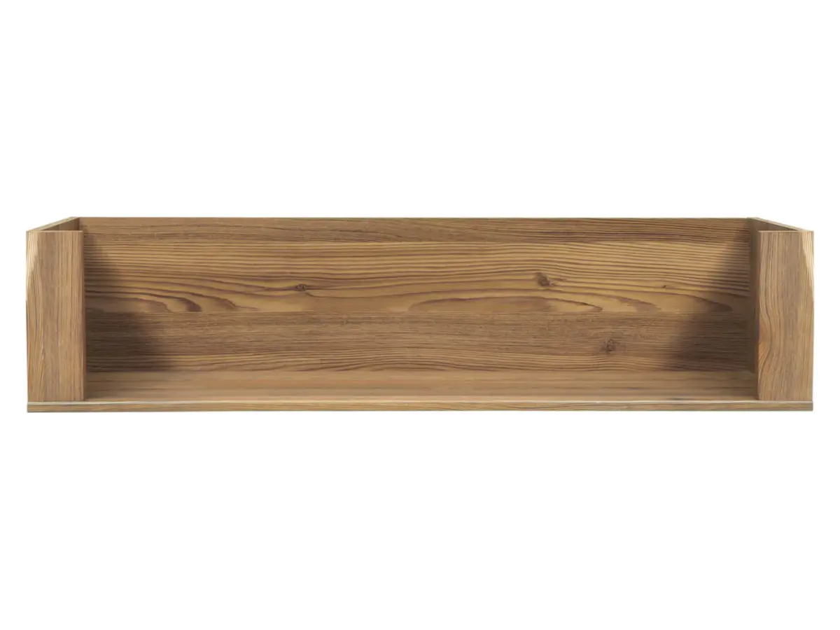 Estante de pared Bergen 110 cm alerce sibiu dorado
