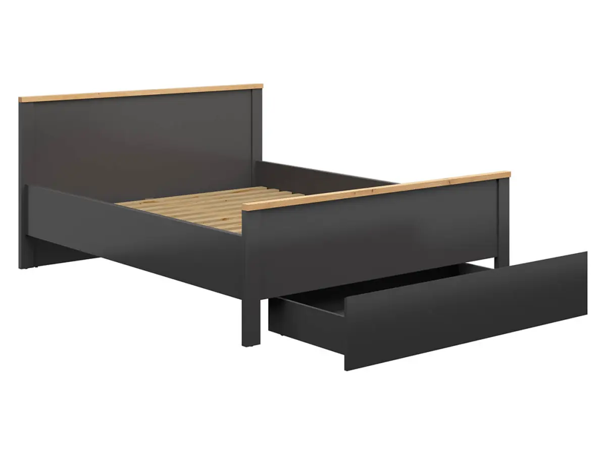 Cama Hesen 160x200 grafito