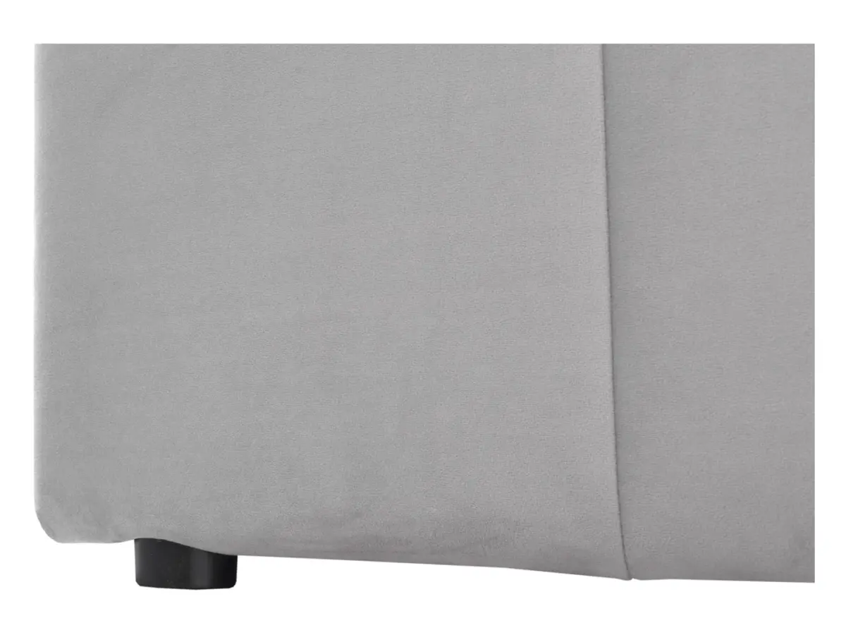 Cama tapizada Lones 160x200 gris
