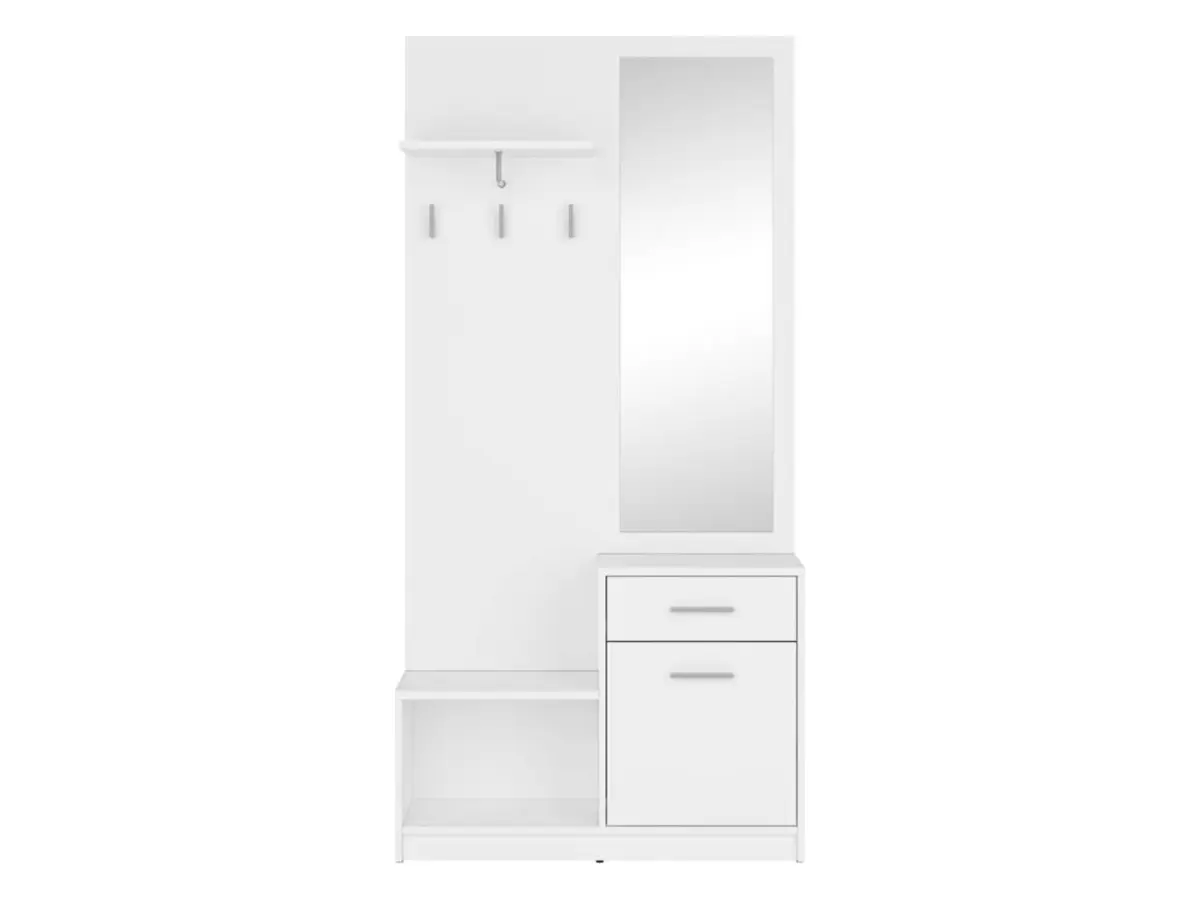 Conjunto de recibidor Nepo Plus 90 cm blanco