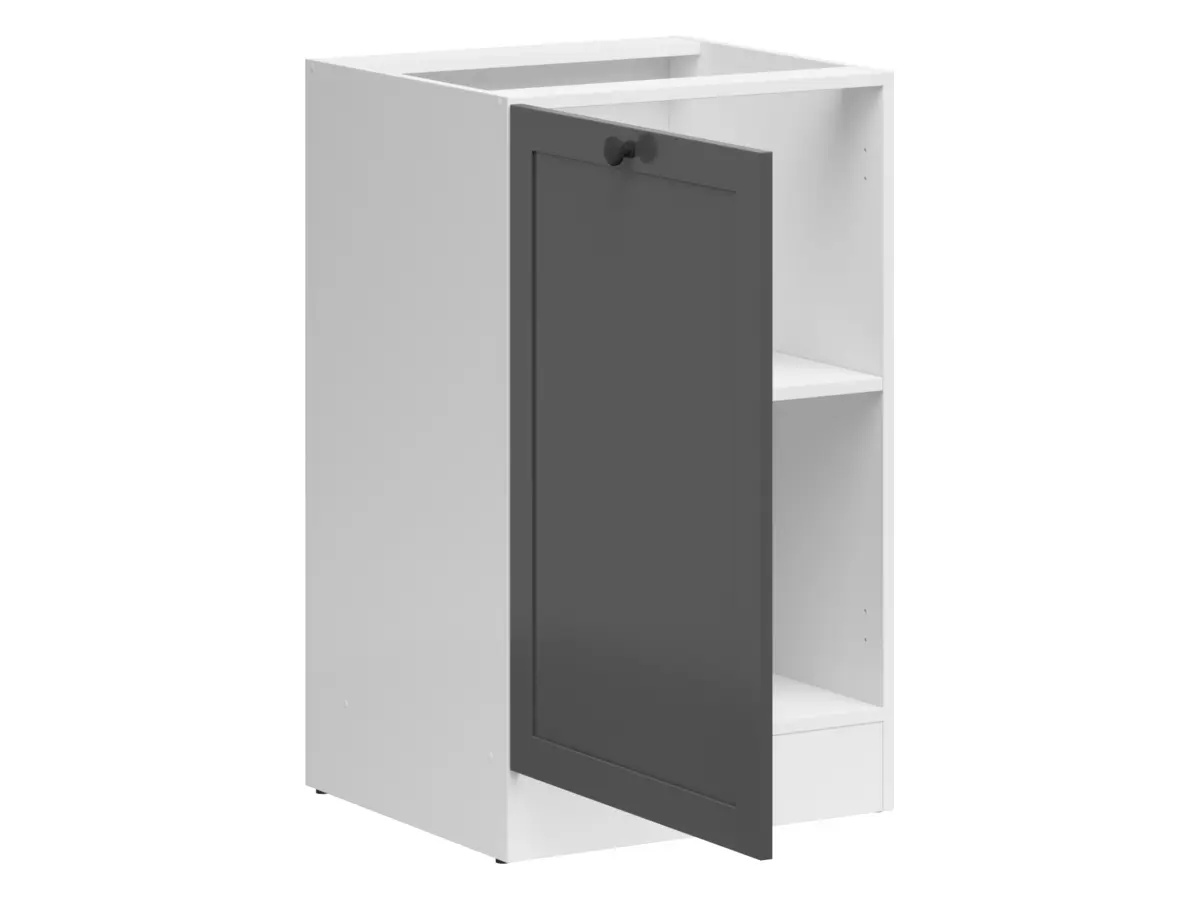Mueble de cocina bajo Junona Line 50 cm izquierdo grafito