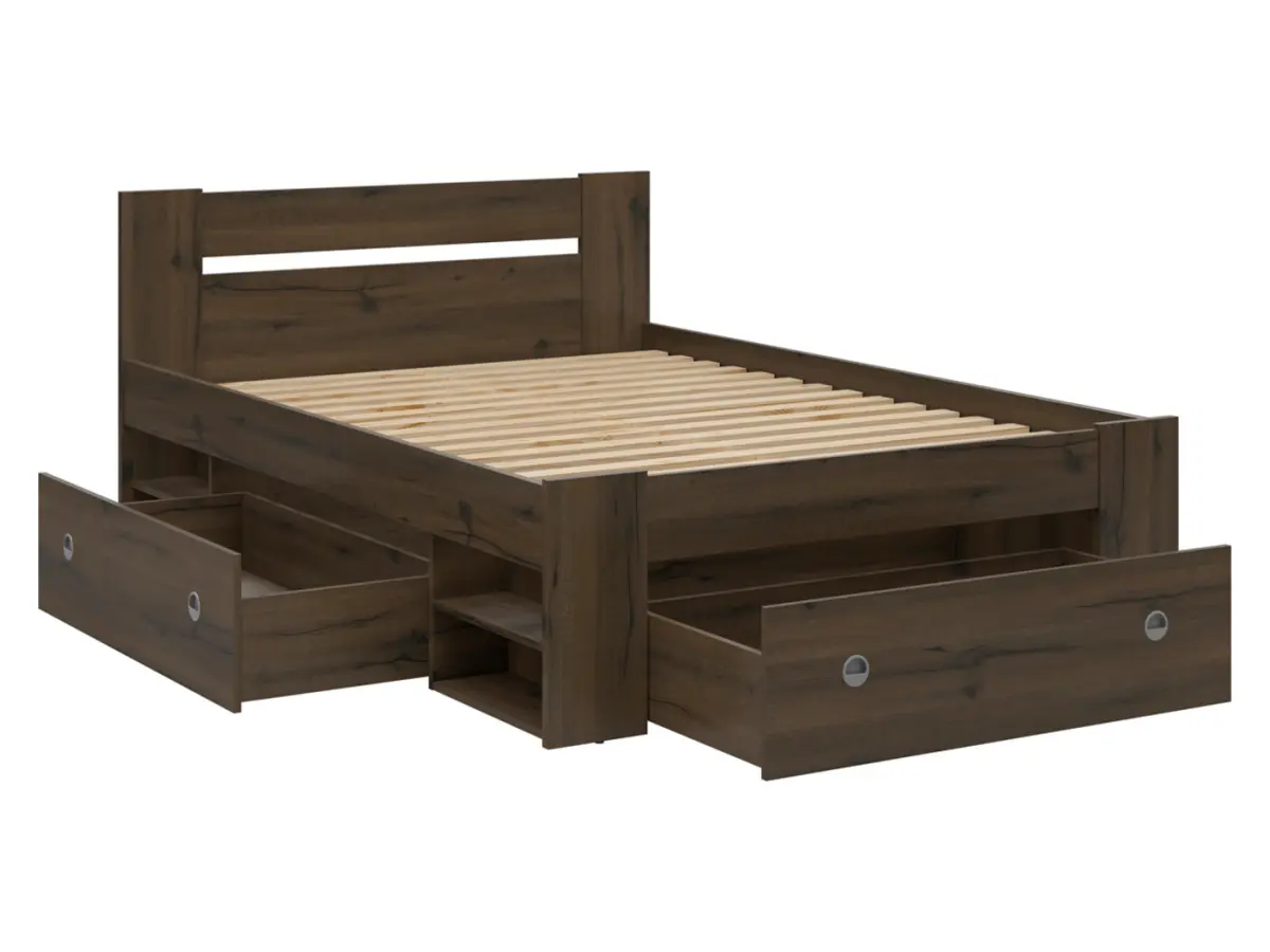 Drawers for bed Nepo Plus 160 noble oak
