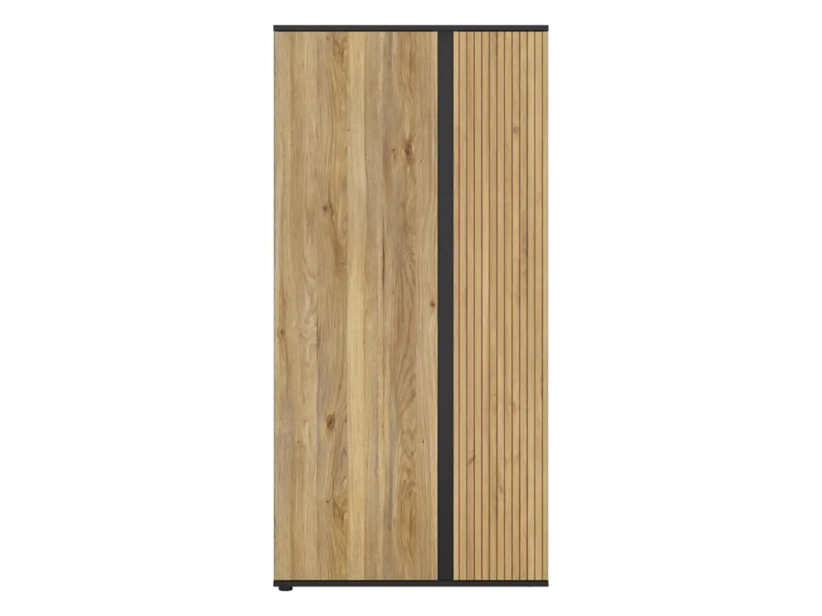 Armario de dos puertas Luen 95 cm roble tegola/roble mauvella