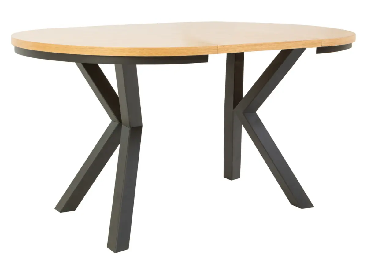 Mesa extensible Eland 100/150/200x100 chapa de roble natural