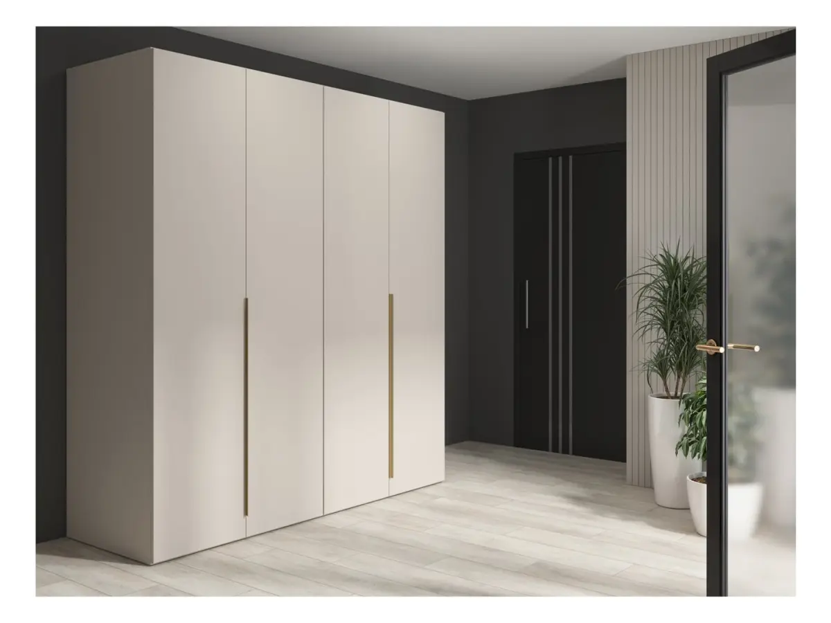 Armario de cuatro puertas Flex 200 cm cachemira