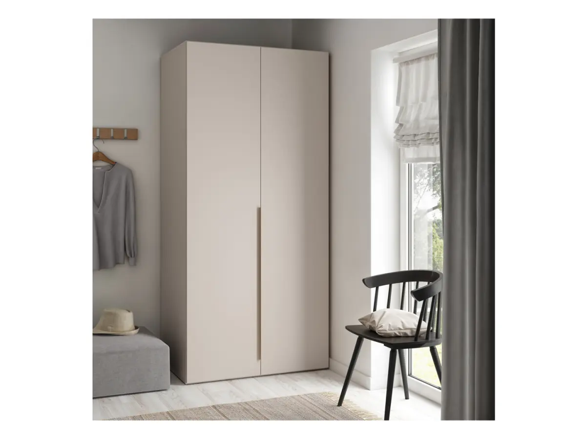 Armario de dos puertas Flex 100 cm cachemira