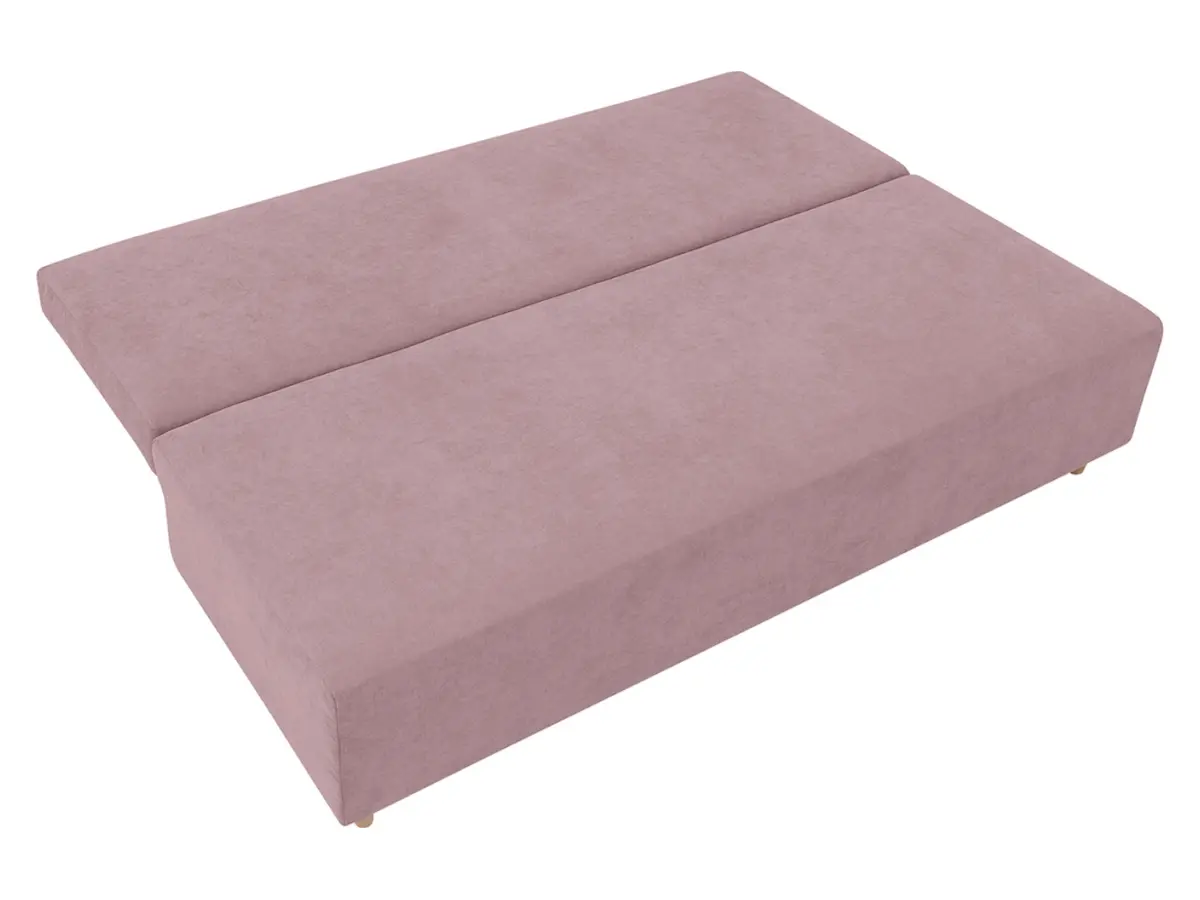 Sofá cama de tres plazas Sun con arcón rosa