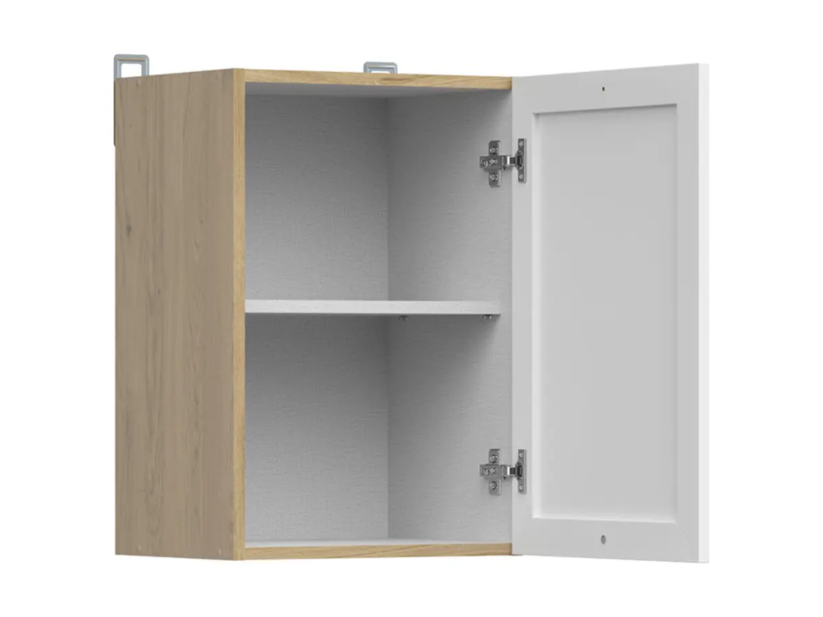 Armario de cocina superior Junona Line 40 cm con puerta izquierda/derecha roble bernstein/blanco